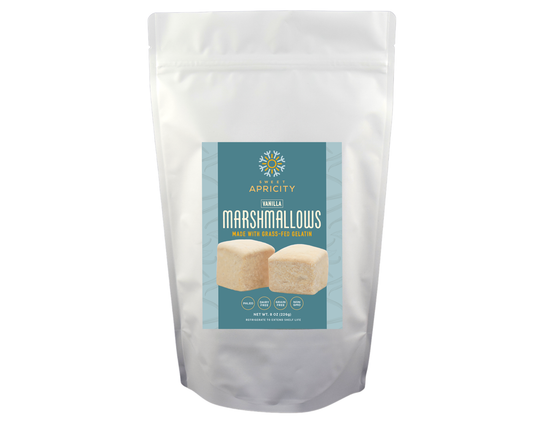 8 oz Grass Fed Gelatin Vanilla Marshmallows (AIP/Paleo)