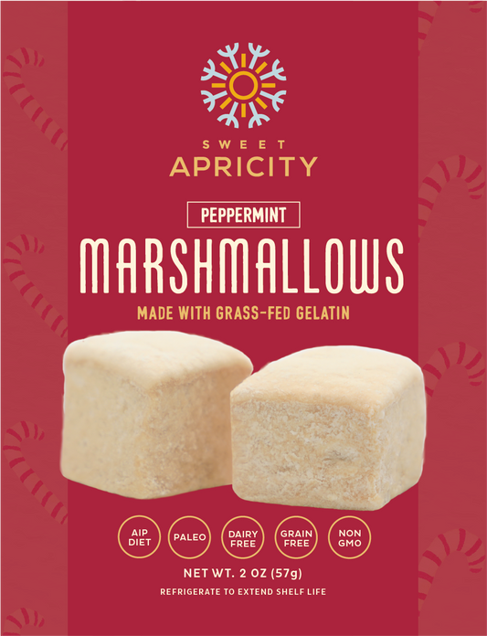 Trio Pack Grass Fed Gelatin Peppermint Marshmallows (AIP/Paleo)